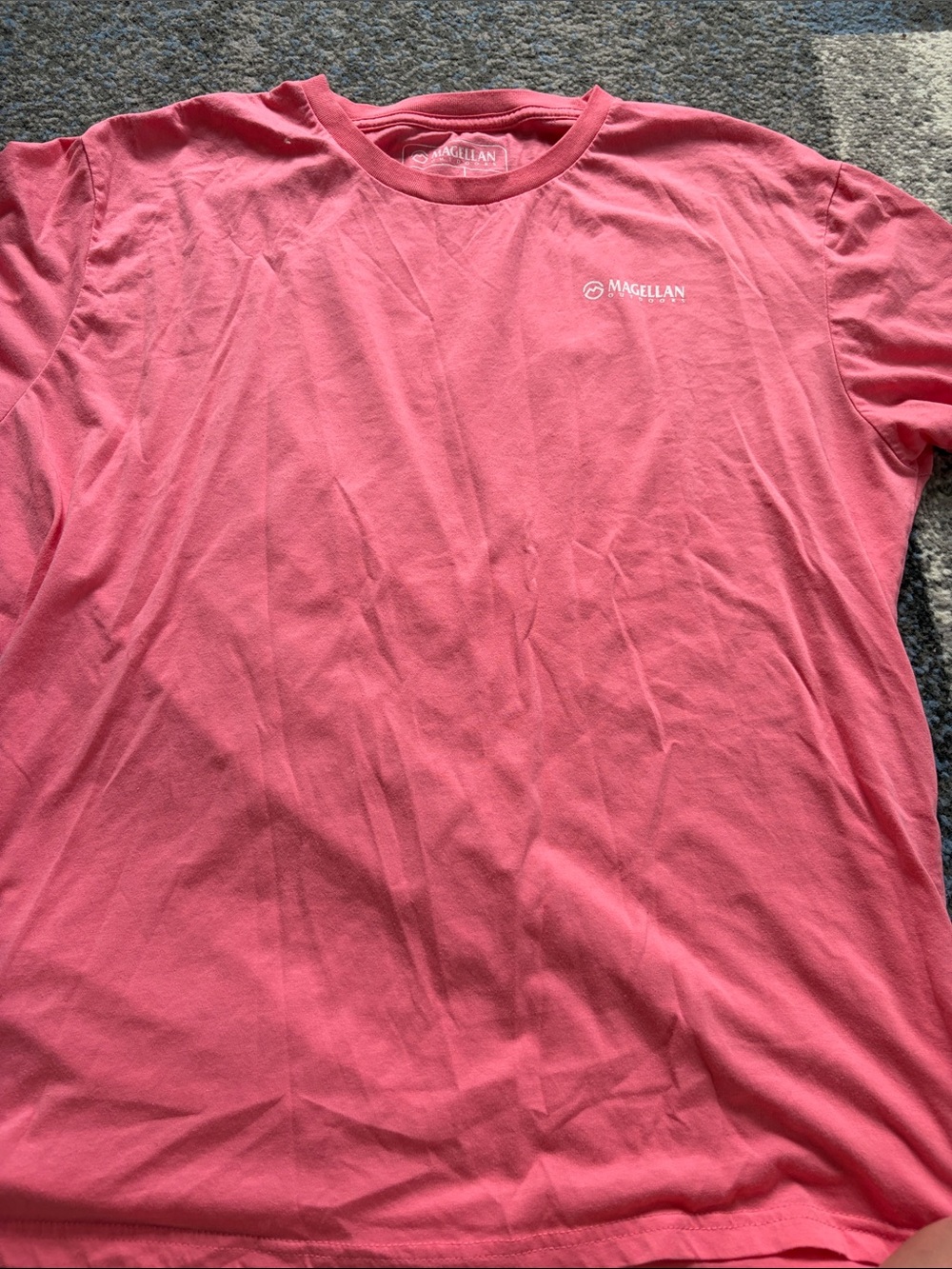 Magellan Outdoors Men’s Coral Short-Sleeve Crew T-Shirt